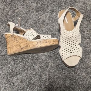 Cork Wedge Heels